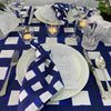 Navy Check Tablecloth