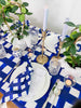 Navy Check Napkins - Set of 4